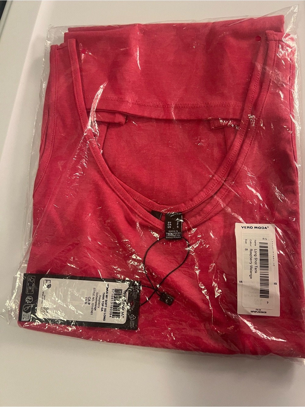 Long Shot Tank (NWT) 🍒 Raspberry Melange, Size Small - Picture 5 of 6